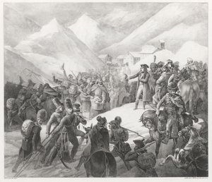 El paso del Monte San Bernardo (Crossing of Mount Saint Bernard)