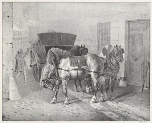 Les Boueux (Los barrenderos) de Theodore Gericault