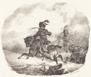 Oficial de artillería ligera de la guardia imperial de Theodore Gericault