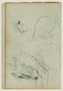 Estudios sobre el león de Theodore Gericault
