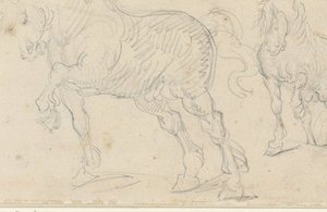 Estudios sobre caballos de Theodore Gericault