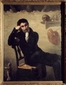 Retrato de un artista en su estudio