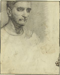 Estudio de un hombre [verso] de Theodore Gericault