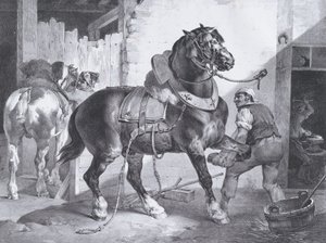 El herrero francés, 1822 de Theodore Gericault