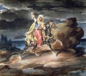 El Giaour, c.1822-23 de Theodore Gericault