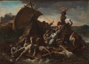 La balsa de la Medusa. Cuarto boceto de Theodore Gericault