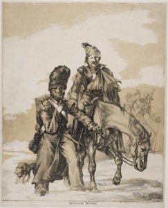 La retirada de Rusia, ca 1818
