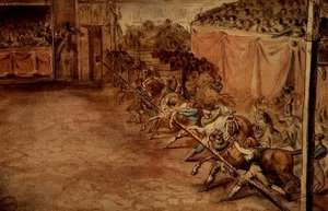La carrera en el Corso de Theodore Gericault
