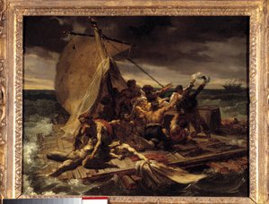 La balsa de la Medusa. Primeros bocetos. Pintura de Théodore Géricault (1791-1824) de Theodore Gericault
