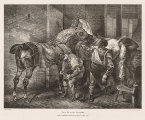 Various Subjects Drawn from Life and on Stone:  The English Farrier de Theodore Gericault