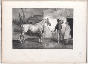 Un caballo viejo a la puerta de una posada (An Old Horse at the Door of an Inn)