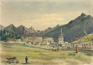Calle Lincoln, Sitka, 1887 de Theodore J. Richardson