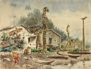 Vista de Wrangell, Alaska de Theodore J. Richardson