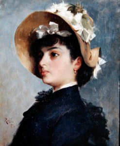 Retrato de una joven dama de Theodore Jacques Ralli