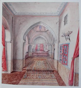 Un interior morisco, Argel de Theodore Leblanc
