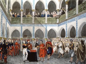 Gobernador Clauzel en Argel de Theodore Leblanc