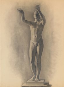 Estudio de la figura masculina, 1875