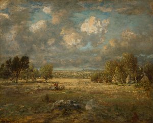Campo en Picardía de Theodore Rousseau