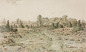 Sendero en las Barbizonnières de Pierre Etienne Theodore Rousseau