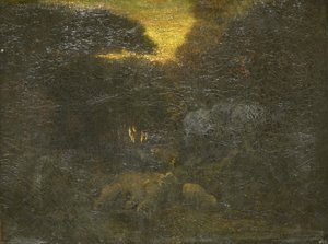 La Gorge aux Loups" (La garganta del lobo) de Theodore Rousseau