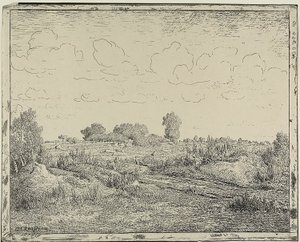 Llanura en Plante à Biau de Theodore Rousseau