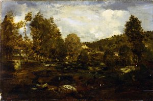 El valle de Tiffauge de Pierre Etienne Theodore Rousseau