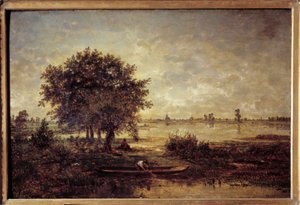 Las orillas del Loira de Pierre Etienne Theodore Rousseau