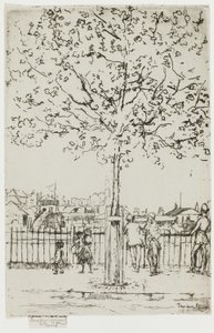 Chelsea Embankment, junio, 5 p.m., 1889 de Theodore Roussel