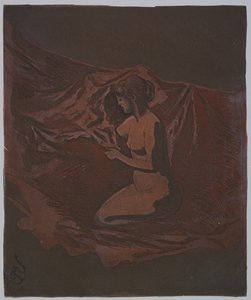 Resplandor de las brasas de Theodore Roussel