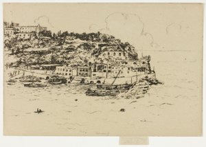 Mónaco desde La Condamine, Monte Carlo de Theodore Roussel