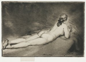 Figura desnuda acostada de Theodore Roussel