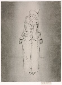 Pierrot en Pied, Retrato de Lady A. C. de Theodore Roussel