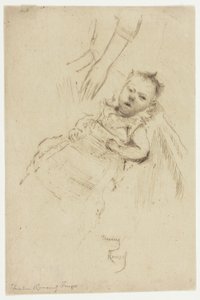 Retrato de Margery Chambers, de Diez Semanas de Edad