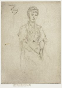 Retrato de la Sra. Cyprian Williams con disfraz de Theodore Roussel
