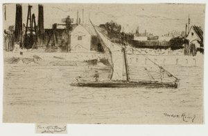 La pequeña barcaza, Chelsea de Theodore Roussel