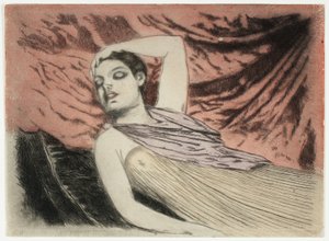 La modelo durmiente o La durmiente de Theodore Roussel