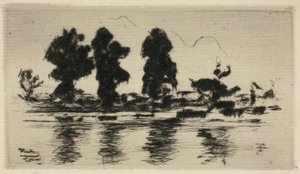 El Támesis, atardecer de Theodore Roussel