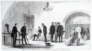 Vestíbulo de la Casa Blanca en Washington