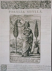Phrygia Sibylla, copia de ilustración de 