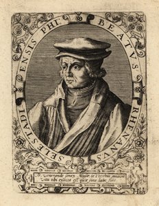 Beatus Bild, humanista alemán de Theodore de Bry