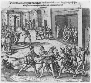 Captura, juicio y ejecución de Diego de Almagro por orden de Francisco Pizarro
