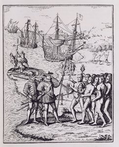 Colón en La Española, de 
