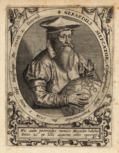 Gerardus Mercator, geógrafo de Theodore de Bry