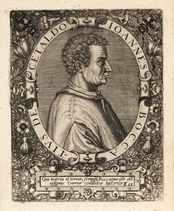 Giovanni Boccaccio, escritor italiano de Theodore de Bry