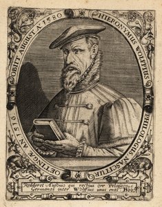 Hieronymus Wolf, historiador alemán de Theodore de Bry