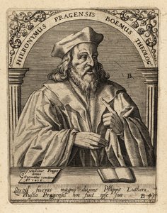 Jerónimo de Praga de Theodore de Bry