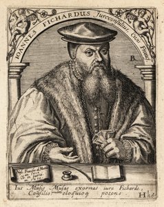 Johann von Fichard, jurista alemán de Theodore de Bry