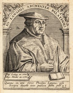Johannes Lange, médico y cirujano alemán de Theodore de Bry
