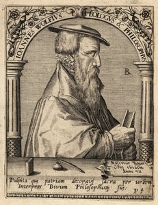 Johannes Wolf, c.1521-1572, teólogo reformado suizo. de Theodore de Bry