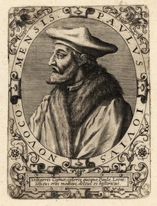 Paolo Giovio, médico italiano de Theodore de Bry